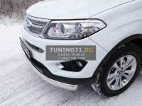 Chery Tiggo 5 2014 Защита передняя нижняя (овальная) 75х42 мм